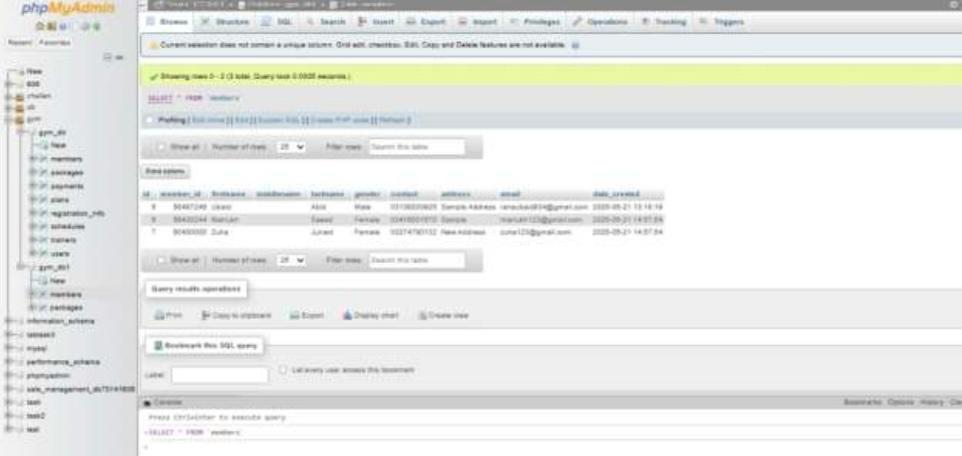 Image of Sports Academy Management System